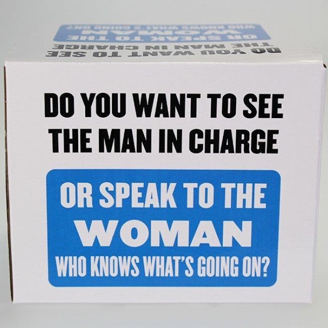 Boxed Mug - 'Man in Charge or Woman Who Knows...'