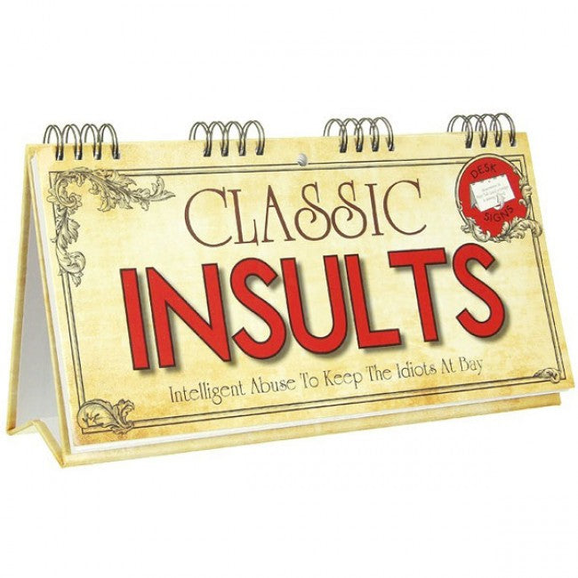 Classic Insults Flip Book