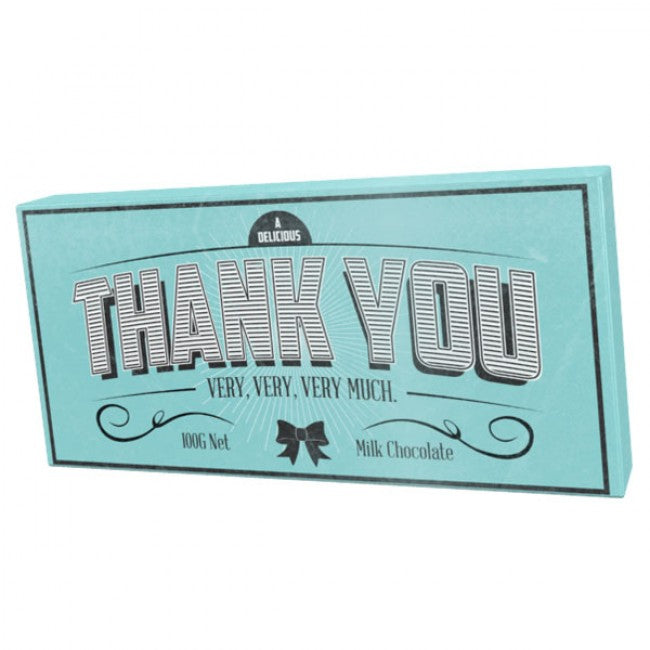 Bloomsberry & Co 'Thank You' Milk Chocolate Bar