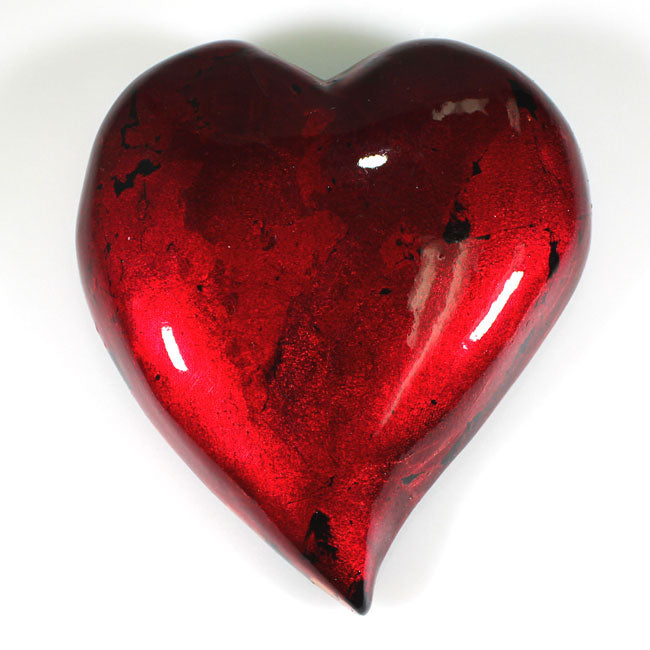 Red Mottle Heart