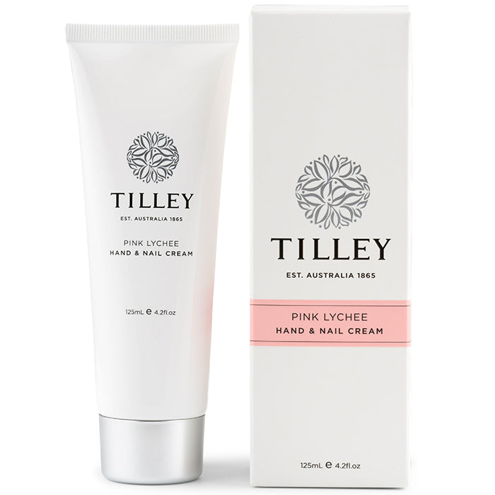Tilley - Hand and Nail Cream - Pink Lychee - 125ml