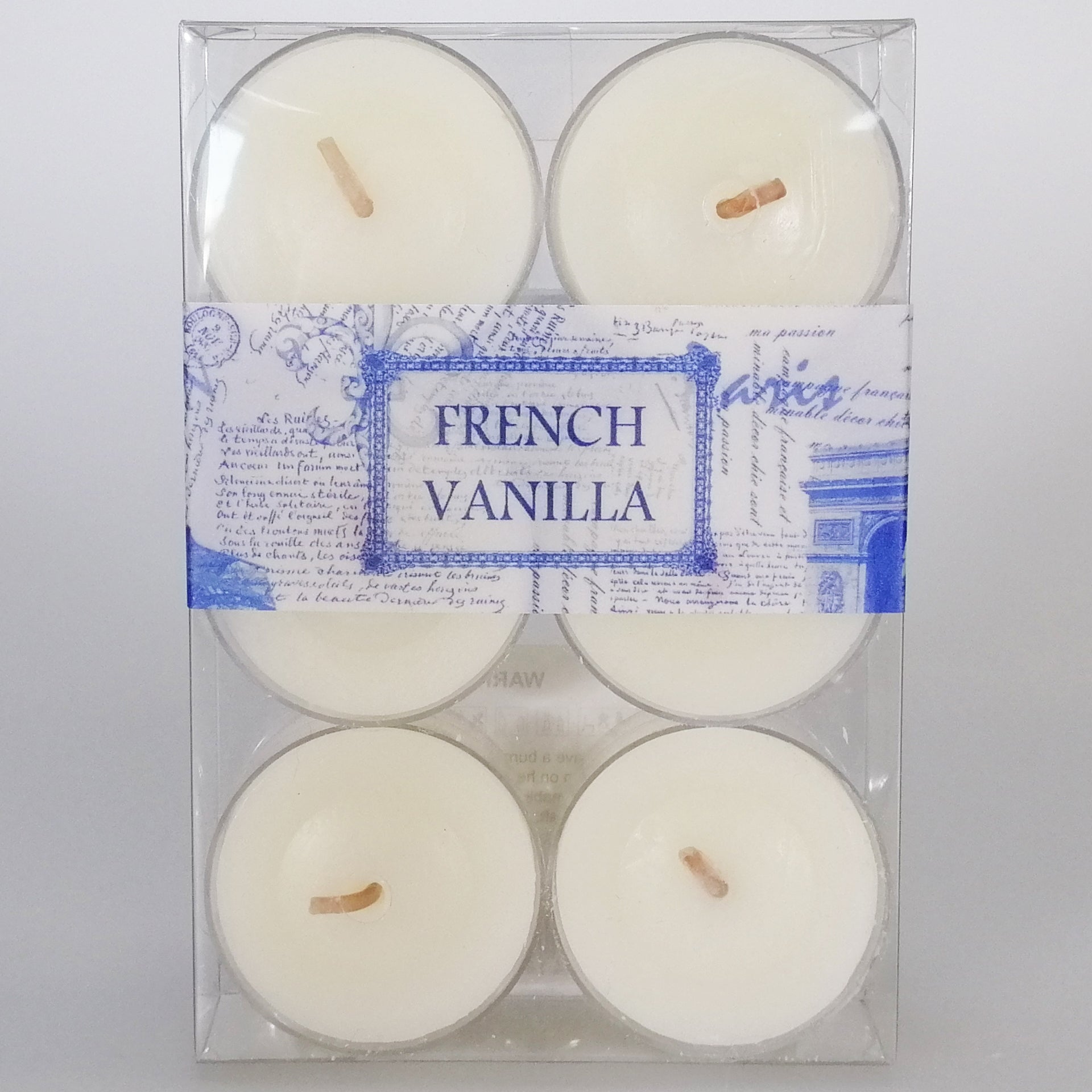 Scented Tealights - French Vanilla - 6 Pack