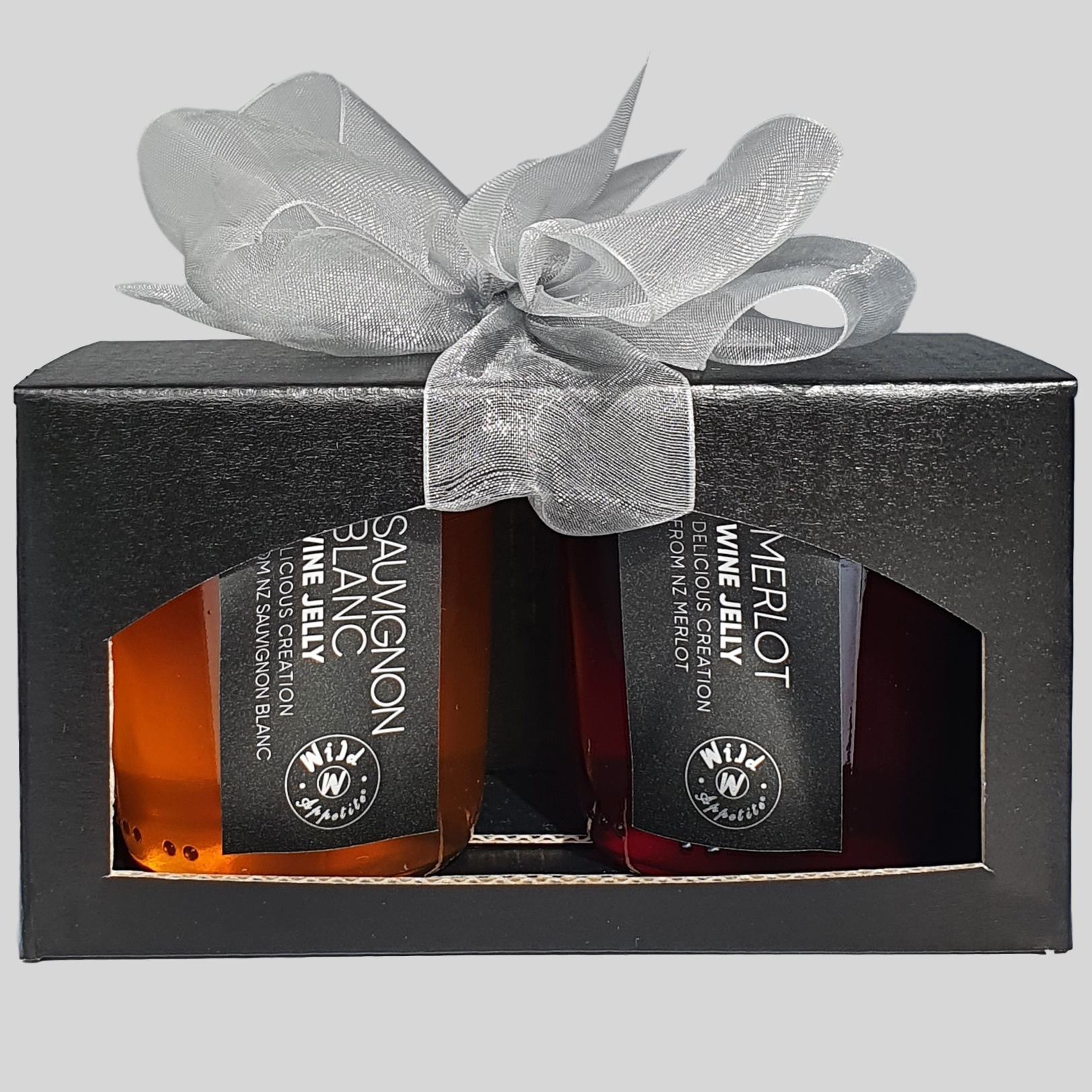 Wild Appetite - Wine Jelly Twin Pack Sauvignon Blanc & Merlot - 2 x 140g