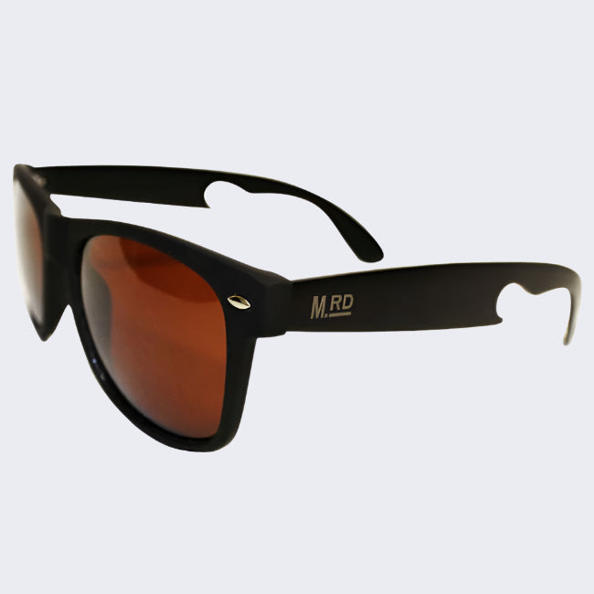Moana RD - Bottle Opener Sunglasses - Brown Lens