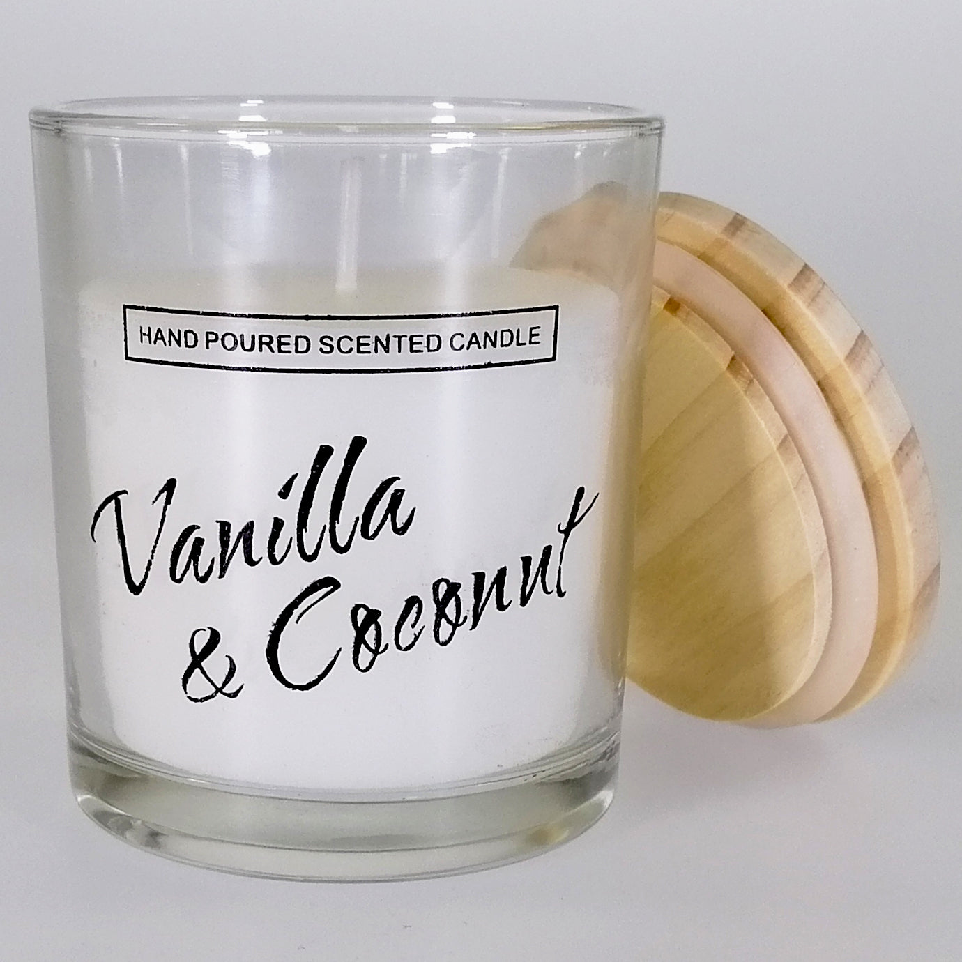 Small Glass Candle - Vanilla & Coconut