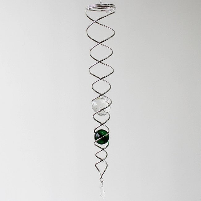 Vortex Wind Spinner with Green Ball