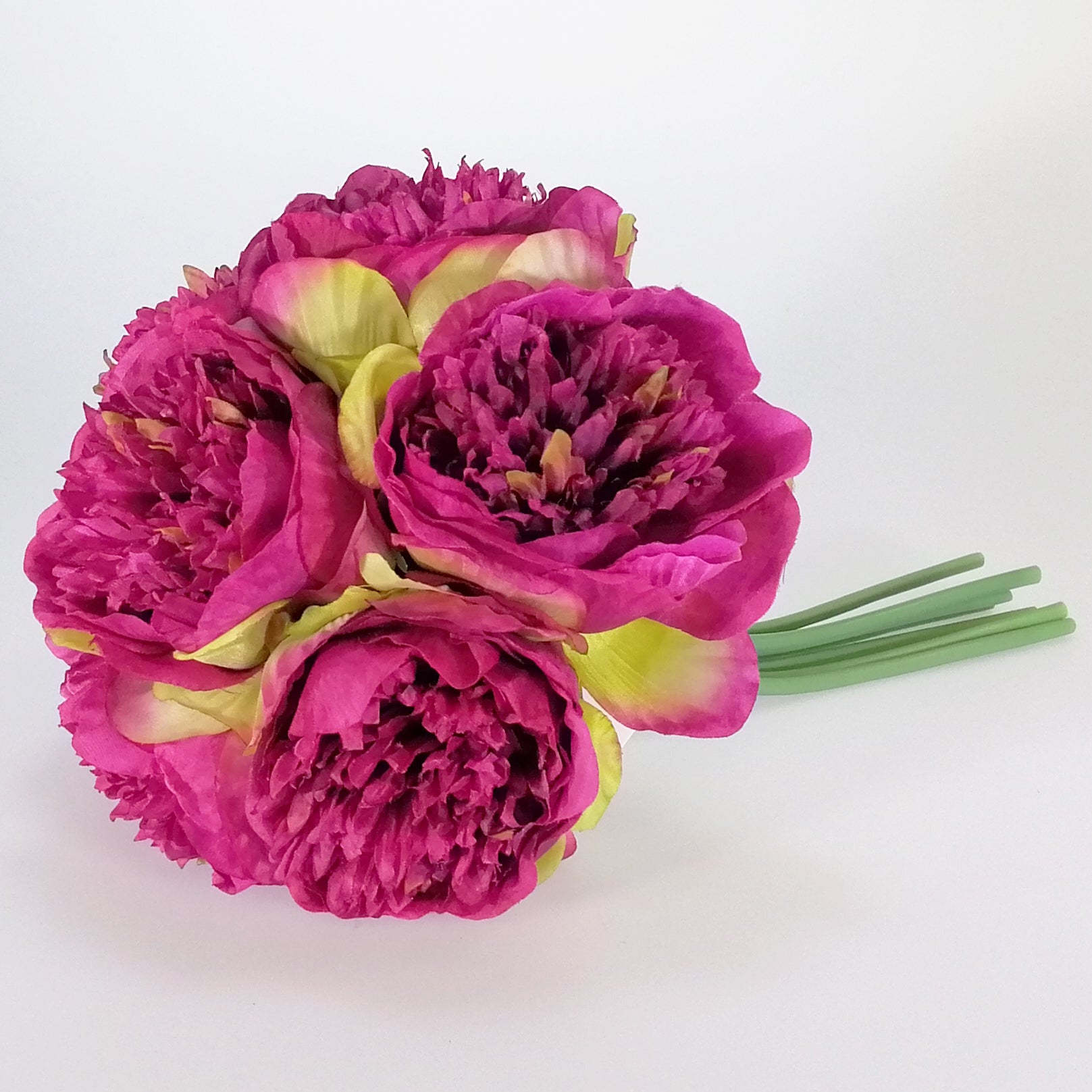 Artificial Flowers - Peony Head - Crimson