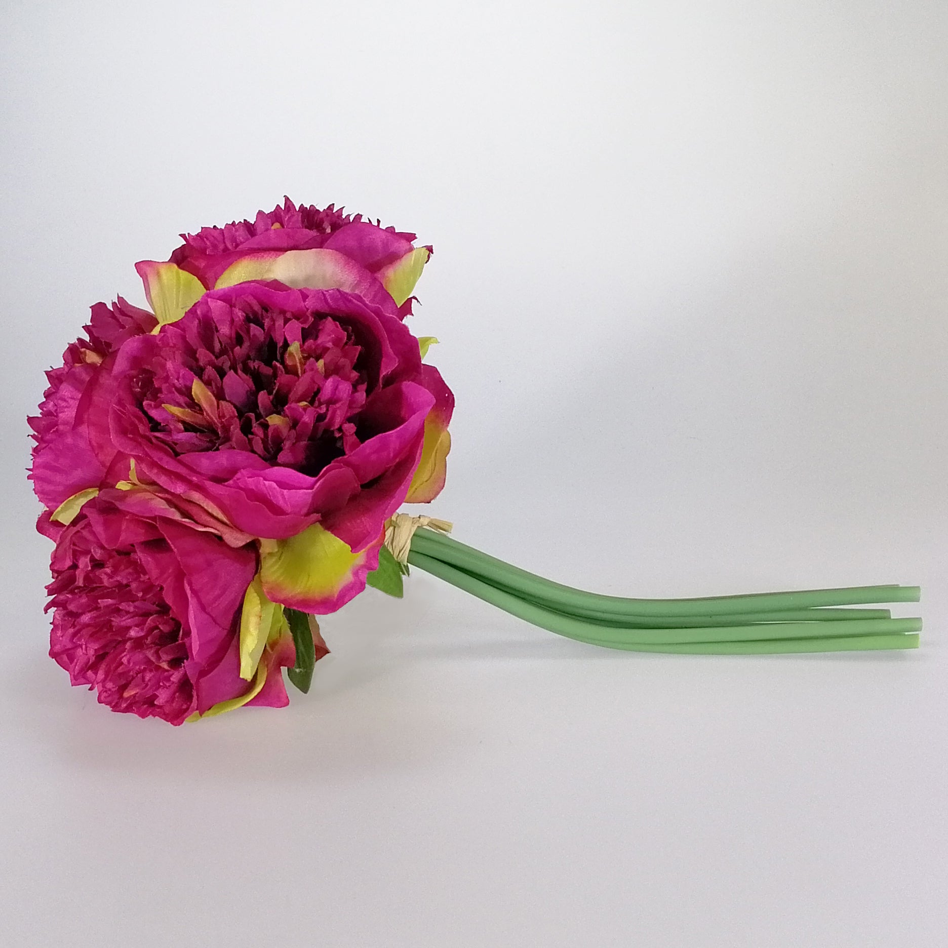 Artificial Flowers - Peony Head - Crimson