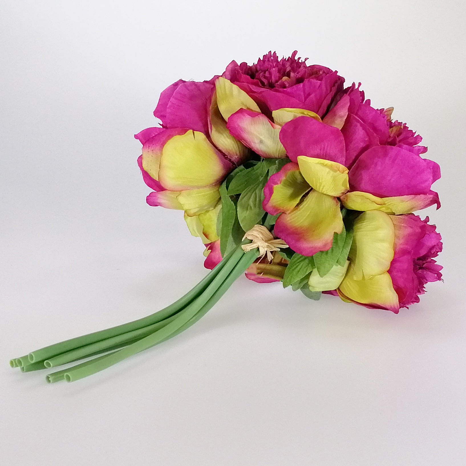 Artificial Flowers - Peony Head - Crimson