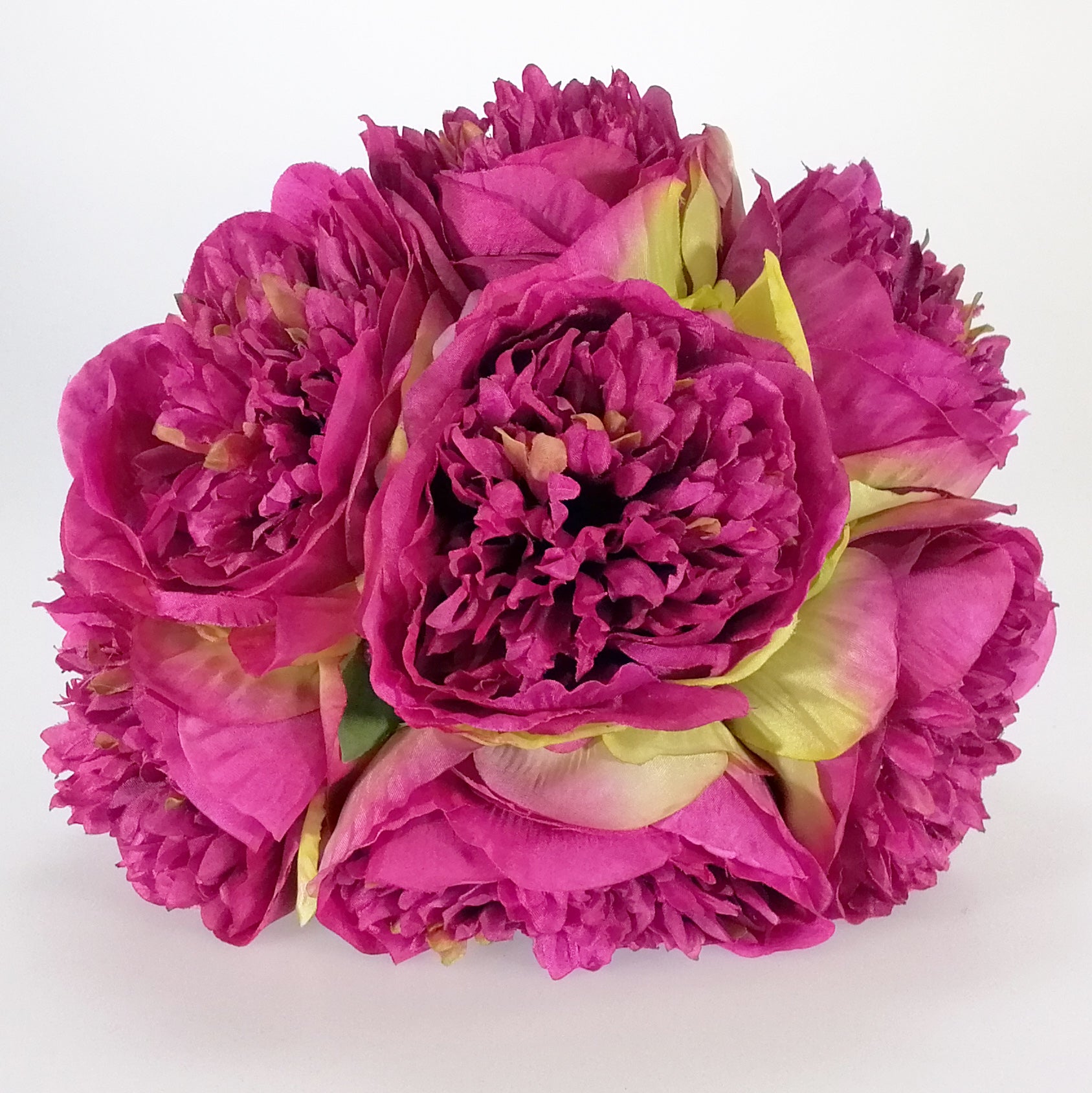 Artificial Flowers - Peony Head - Crimson