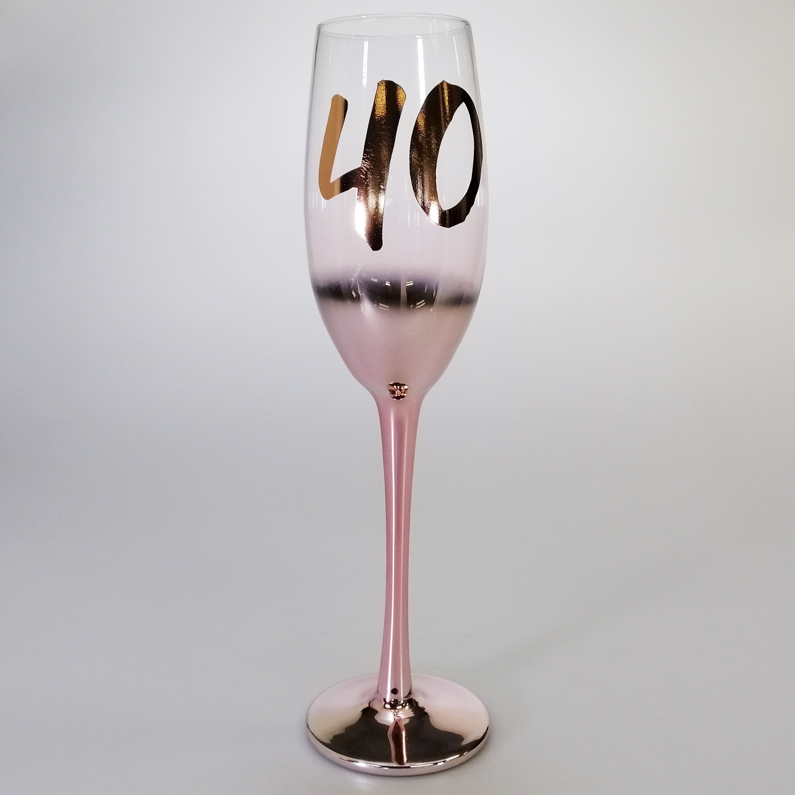 Blush - 40th Birthday Champagne Flute