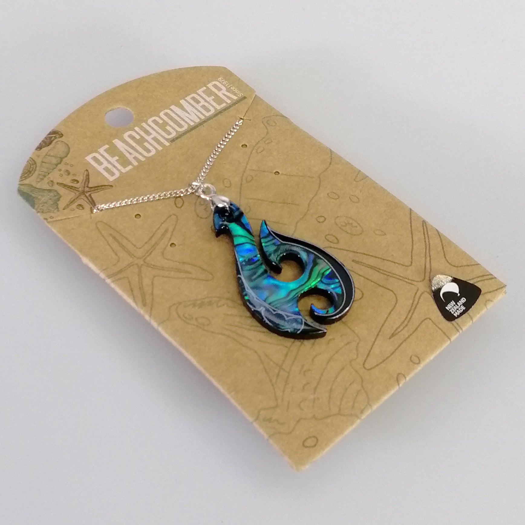 Paua Pendant - Small Hook Tattoo