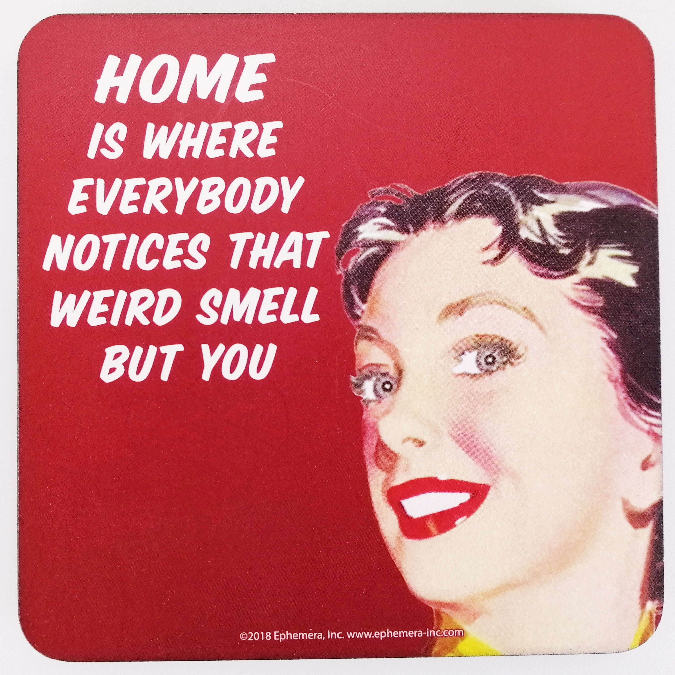 Retro Sarcasm - 'Weird Smell...' Coaster