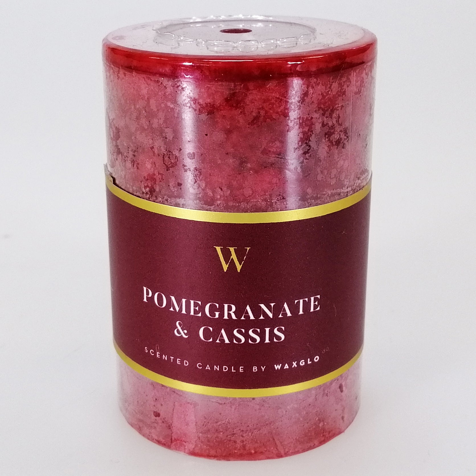 Scented Candle - 5 x 7.5cm - Pomegranate & Cassis