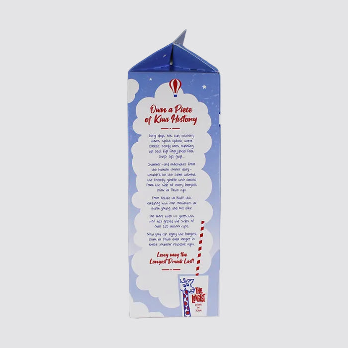 Longest Drink in Town' Milkshake Cups - Set of 4