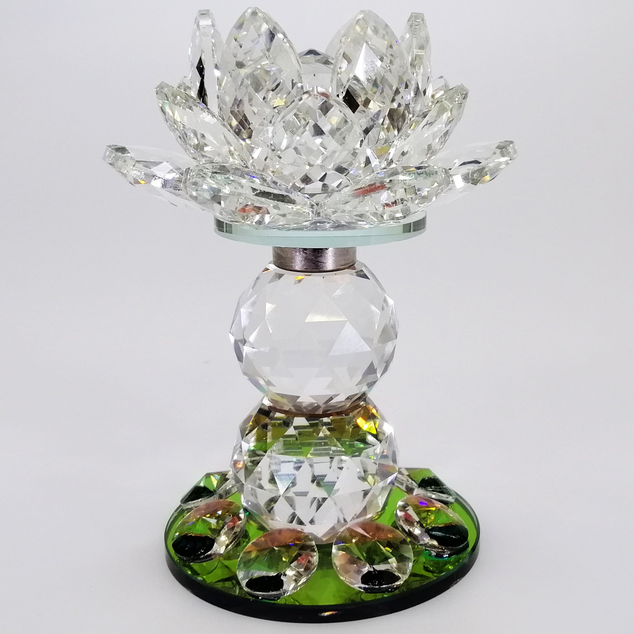 Clear Lotus with Colourful Base