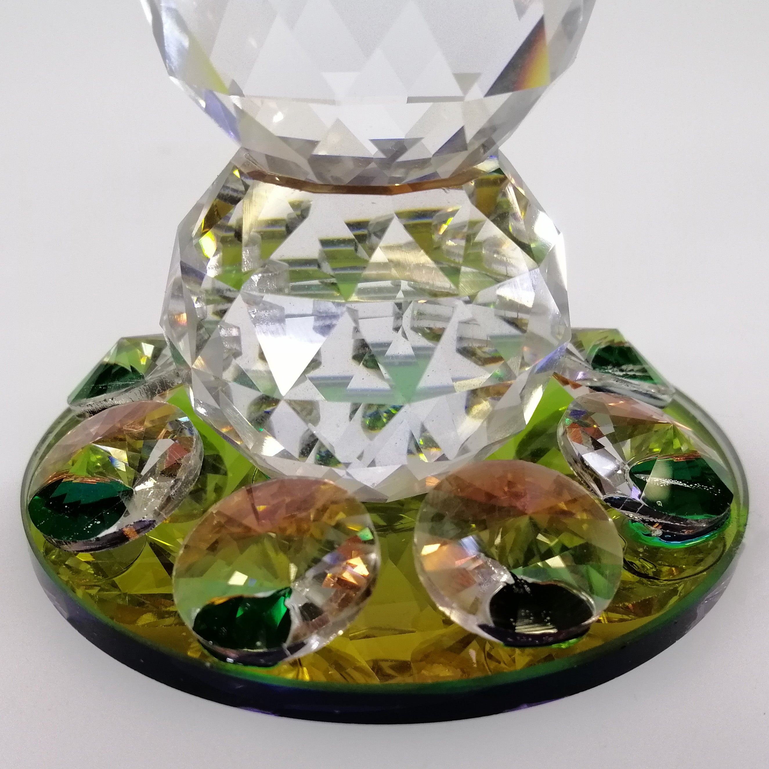 Clear Lotus with Colourful Base