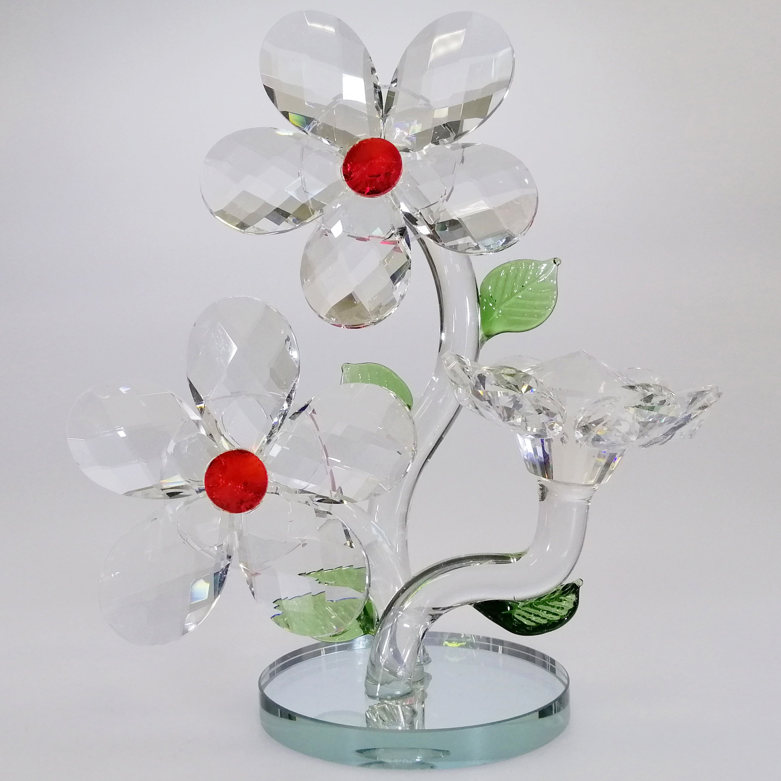 Cut Glass Flowers Ornament