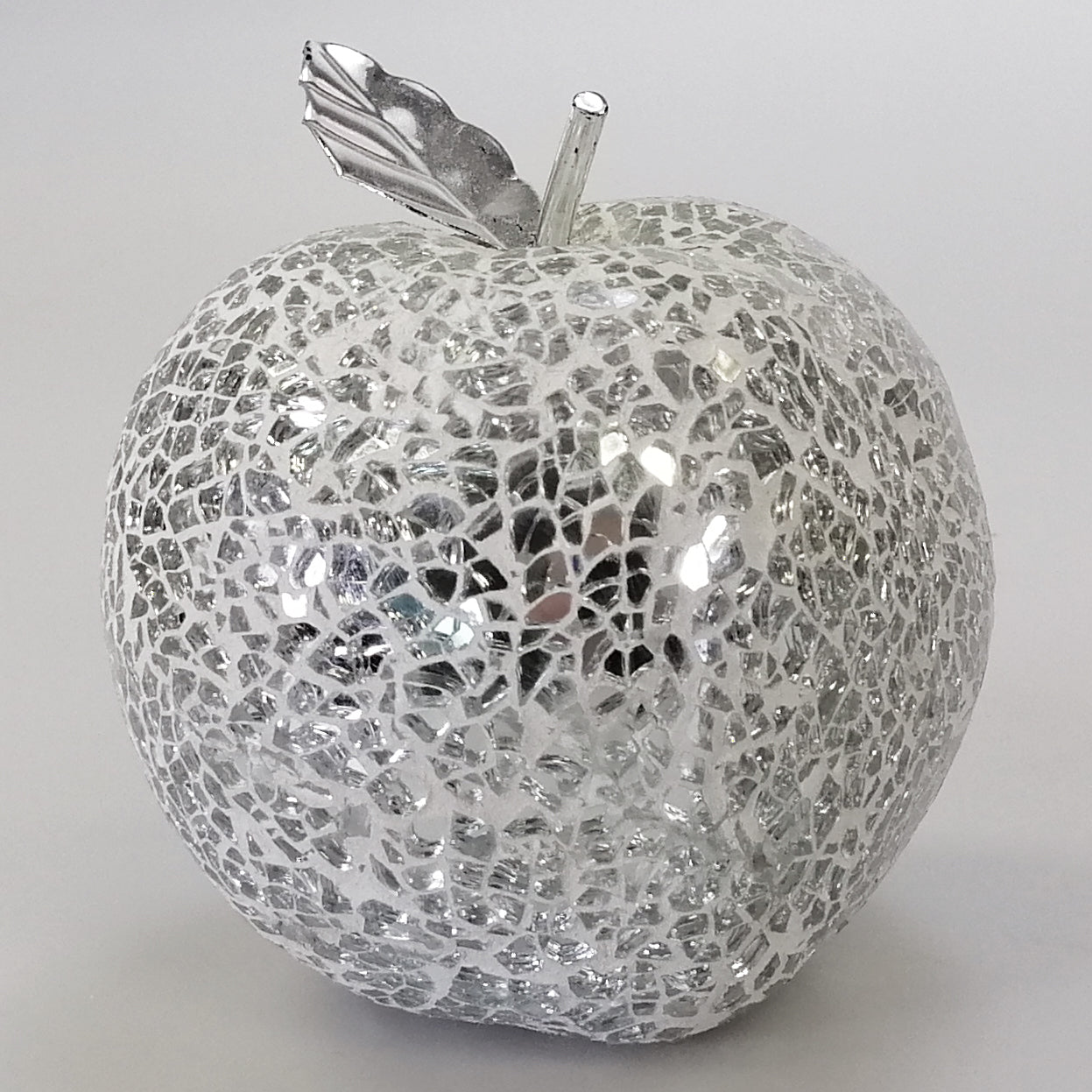 Glass Crackle Apple - Large