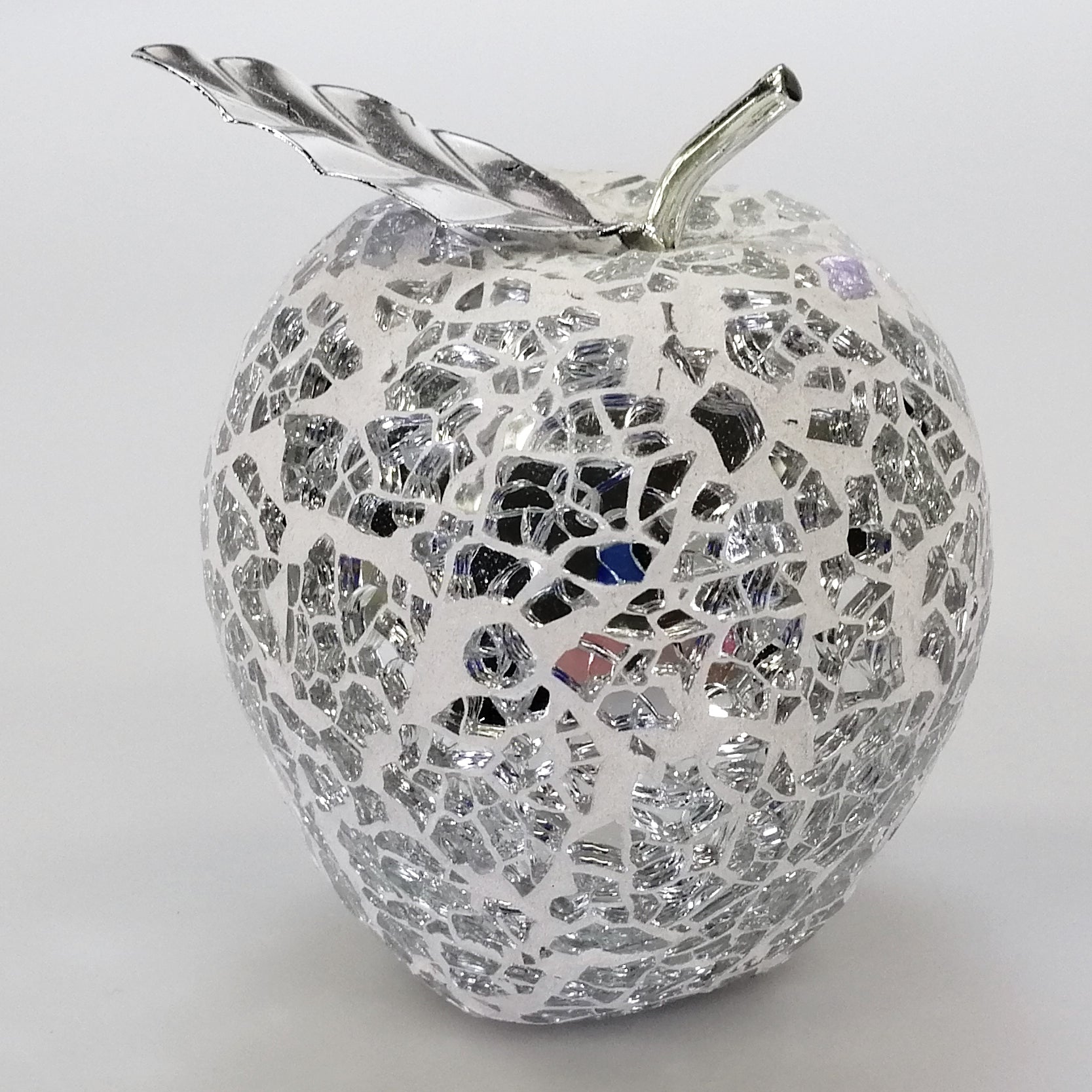 Glass Crackle Apple - Medium