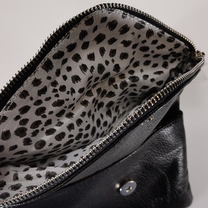 Moana RD - Grey Lynn' Clutch Bag - Black