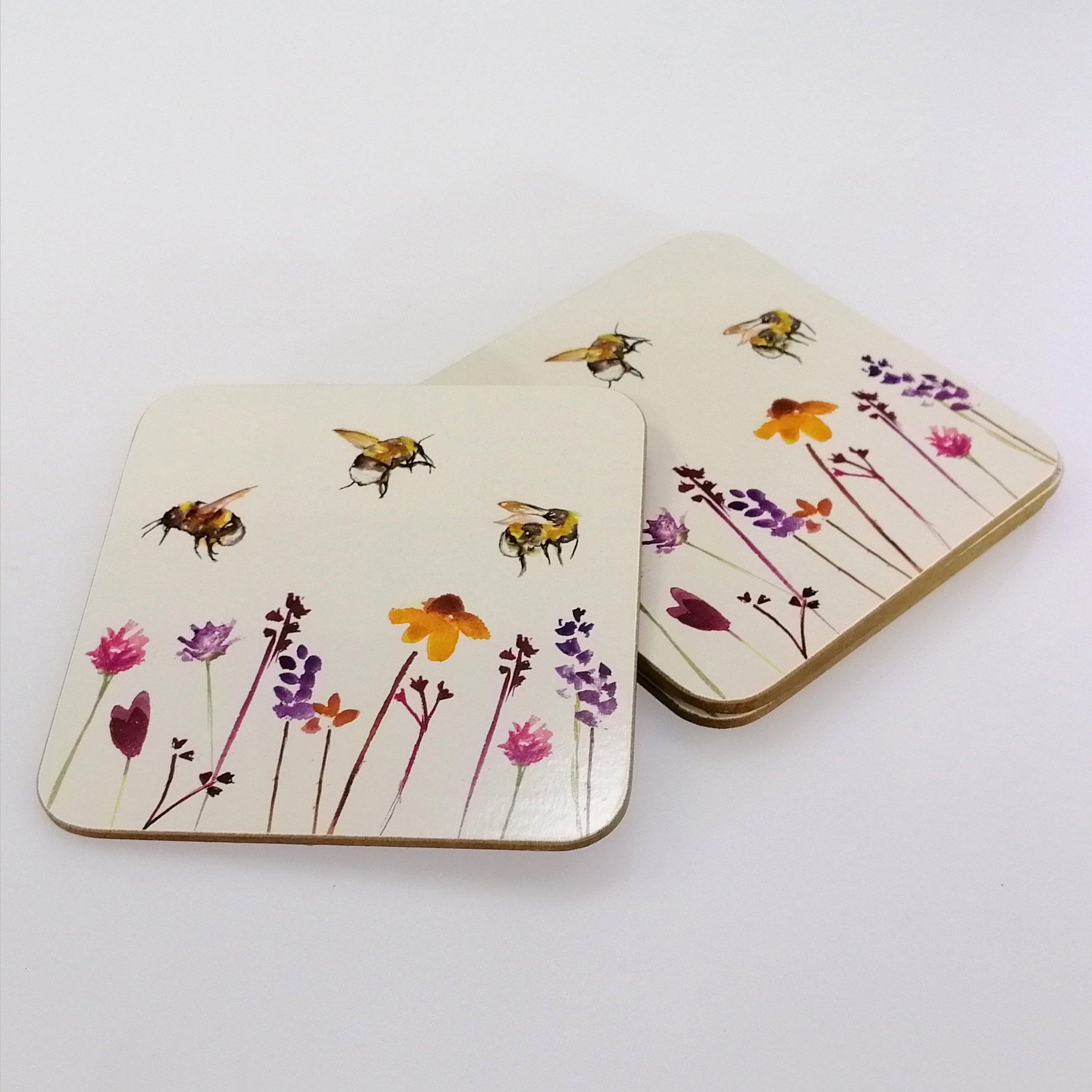 Busy Bees - Coasters - Set of 4