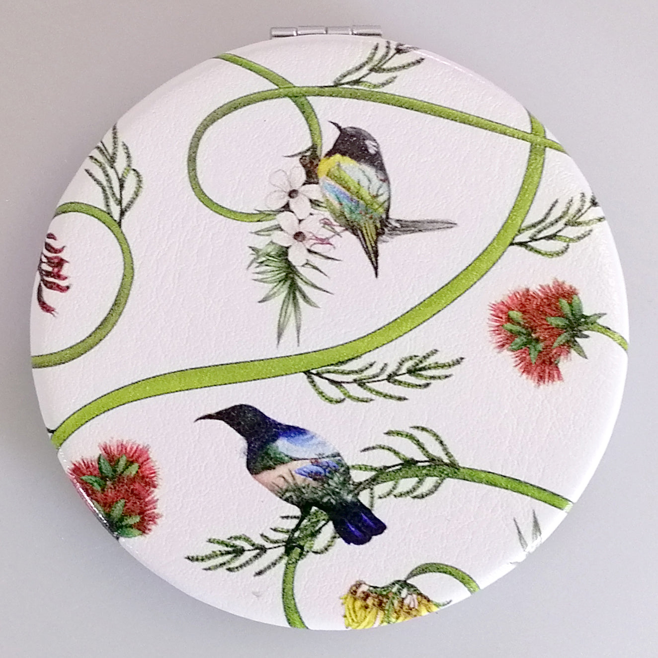 Mirror Compact - Native Birds and Flora