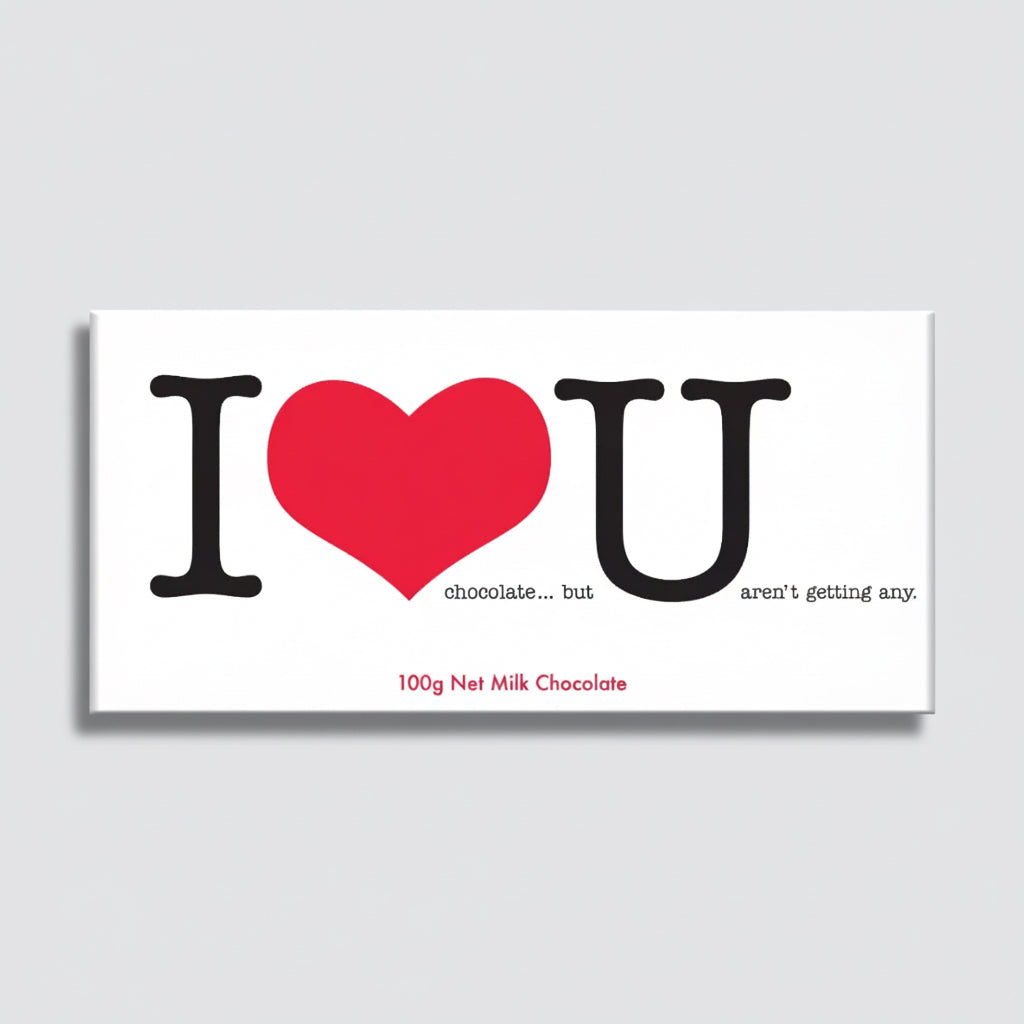 Bloomsberry & Co 'I Love You' Milk Chocolate Bar