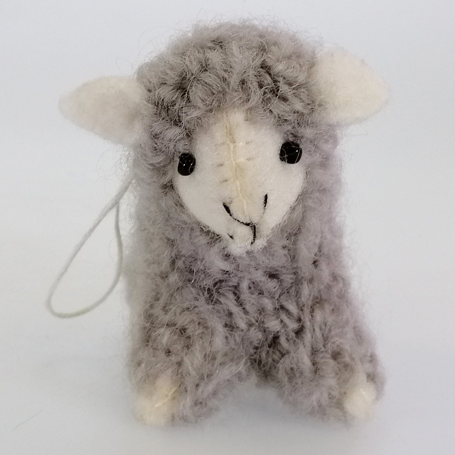 Grey Wooly Sheep Ornament