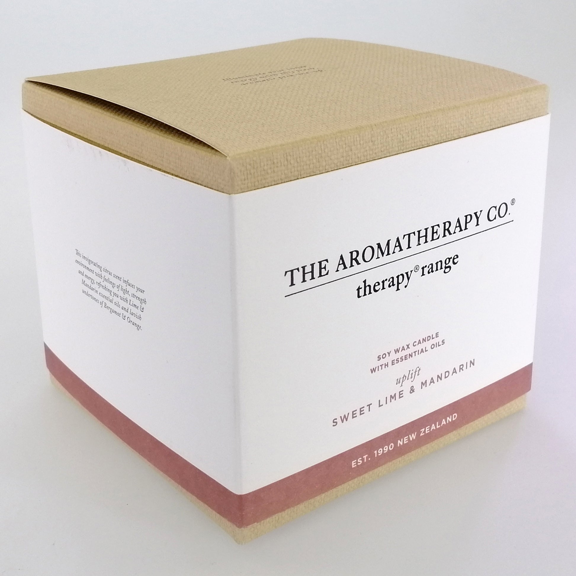 The Aromatherapy Company - Therapy Range 'Uplift' - Candle - Sweet Lime & Mandarin