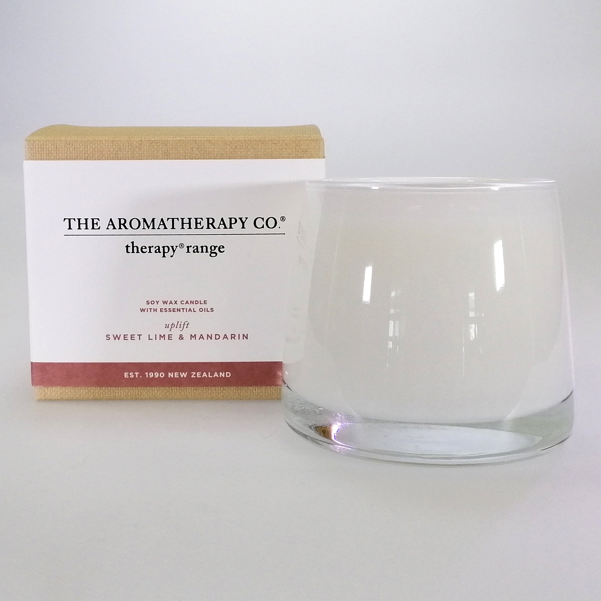 The Aromatherapy Company - Therapy Range 'Uplift' - Candle - Sweet Lime & Mandarin