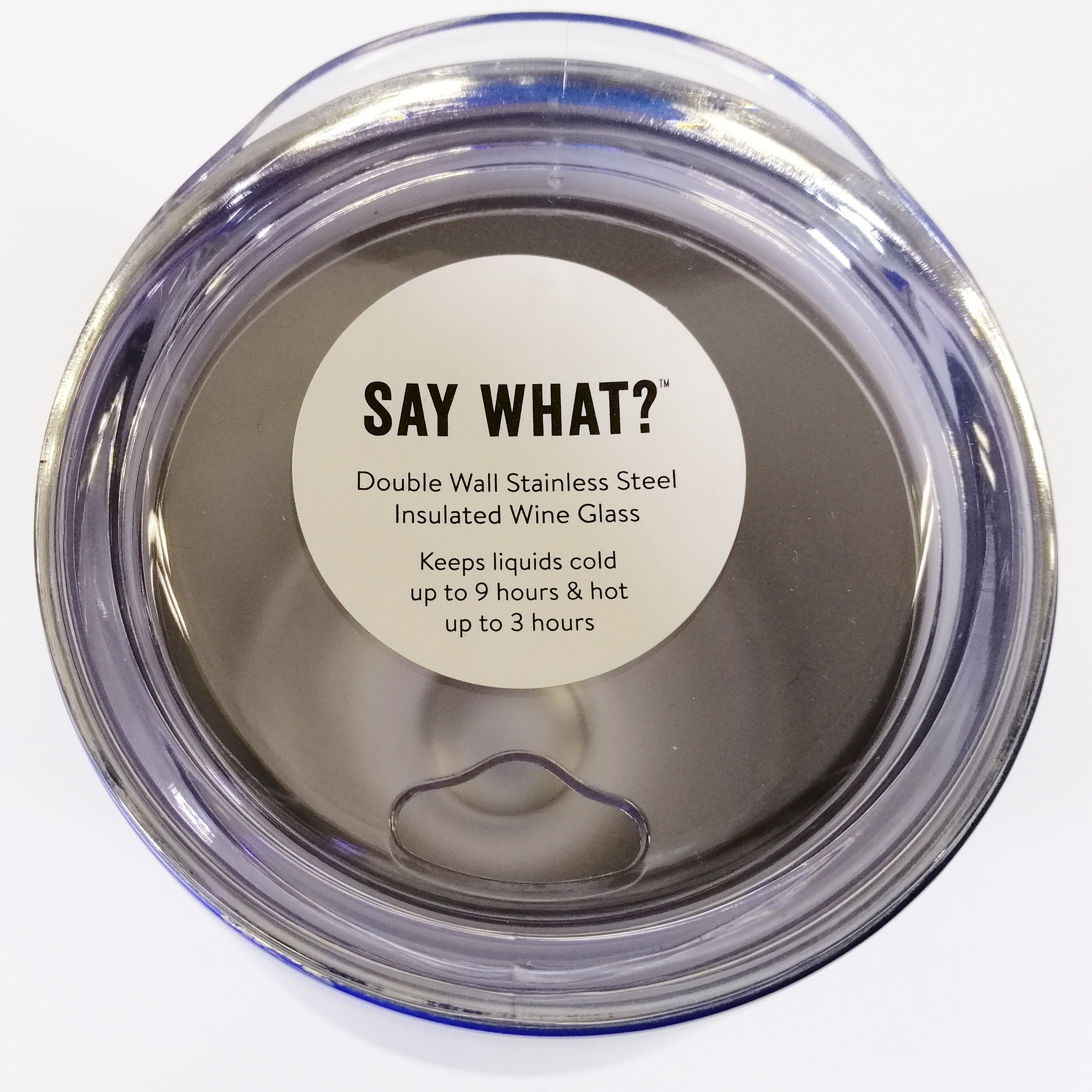 Chill Lidded Wine Tumbler - "I'm Not Available"