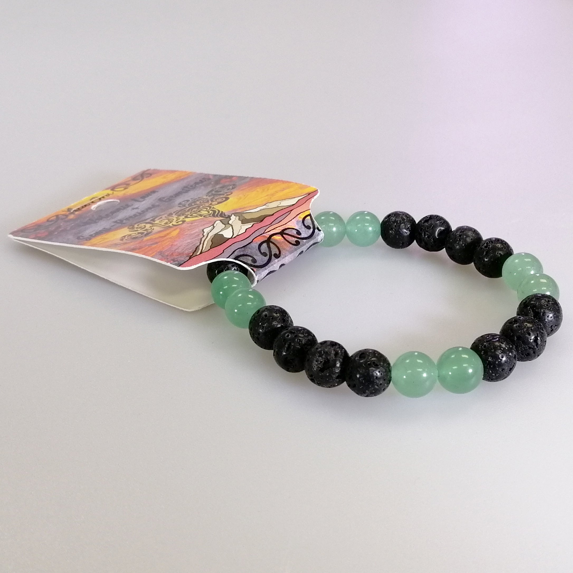 Aventurine & Lava Bracelet