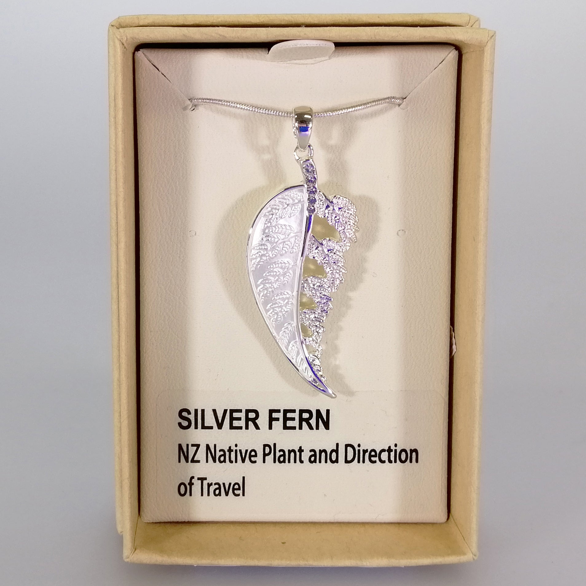 Kiwicraft - Silver-Look Fern Necklace