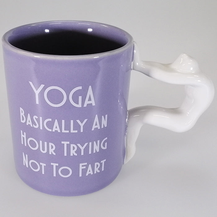 Funny Gifts - Trying Not to Fart Yoga Mug