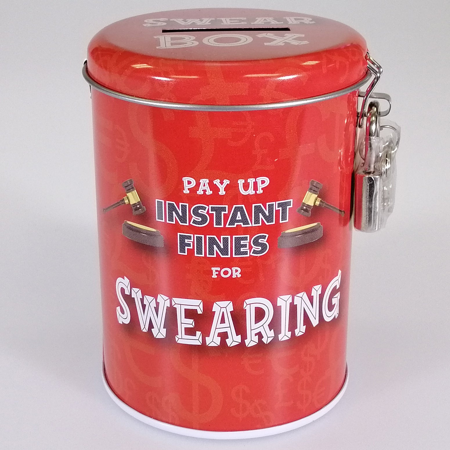 Fine Tin - Swearing - with Lock