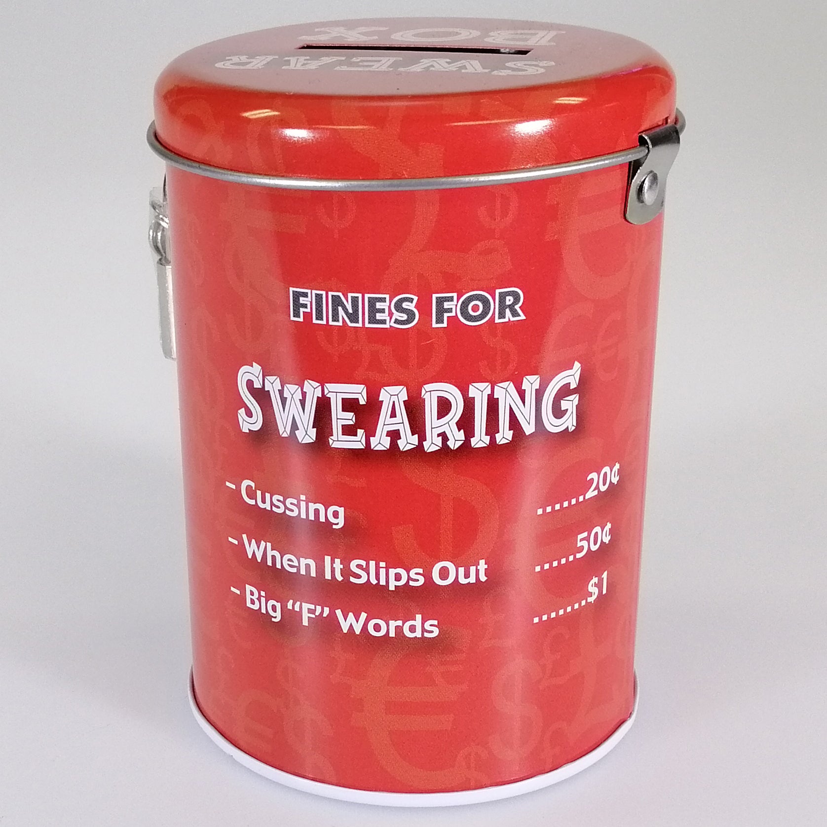 Fine Tin - Swearing - with Lock