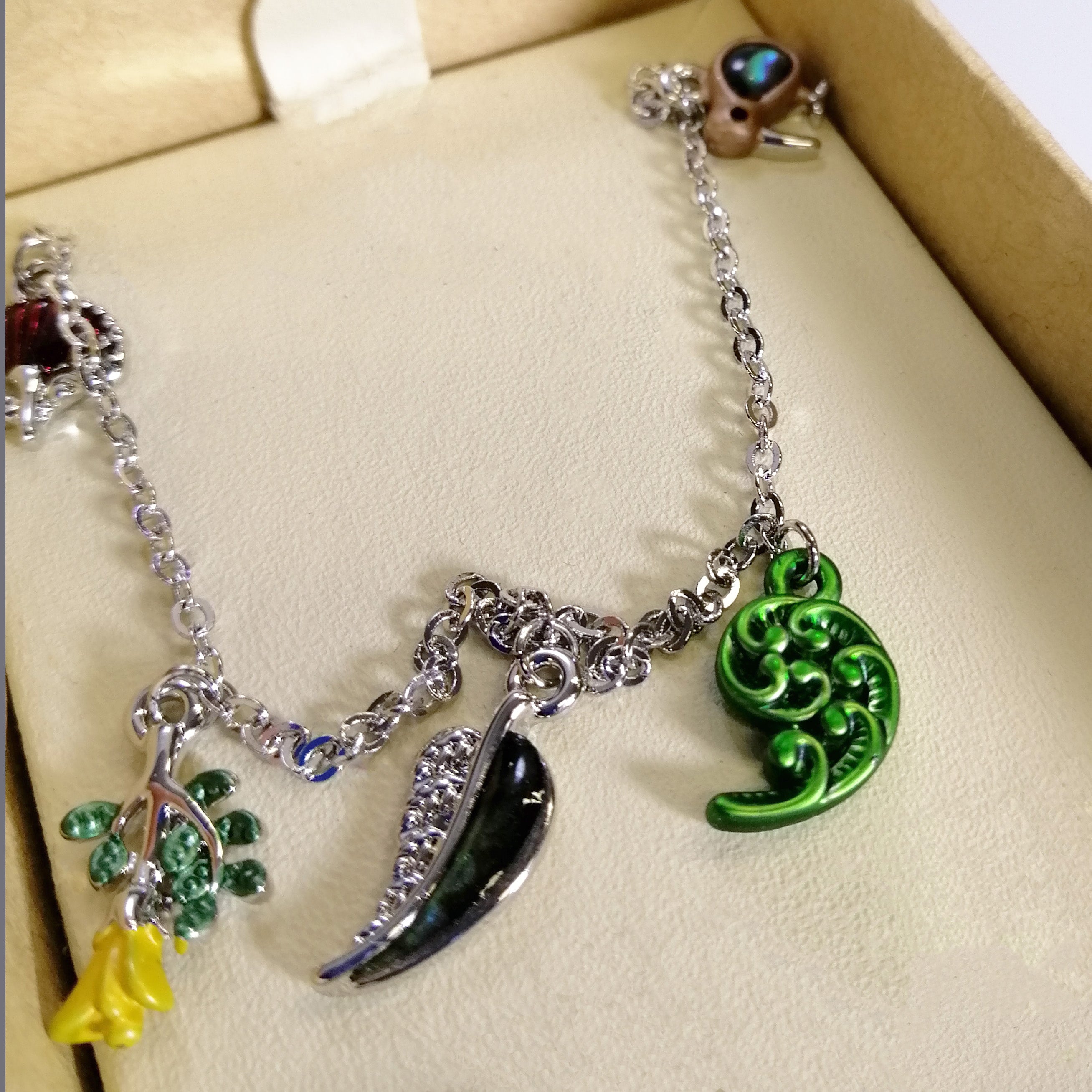 Kiwicraft - Kiwiana Rhodium Anklet