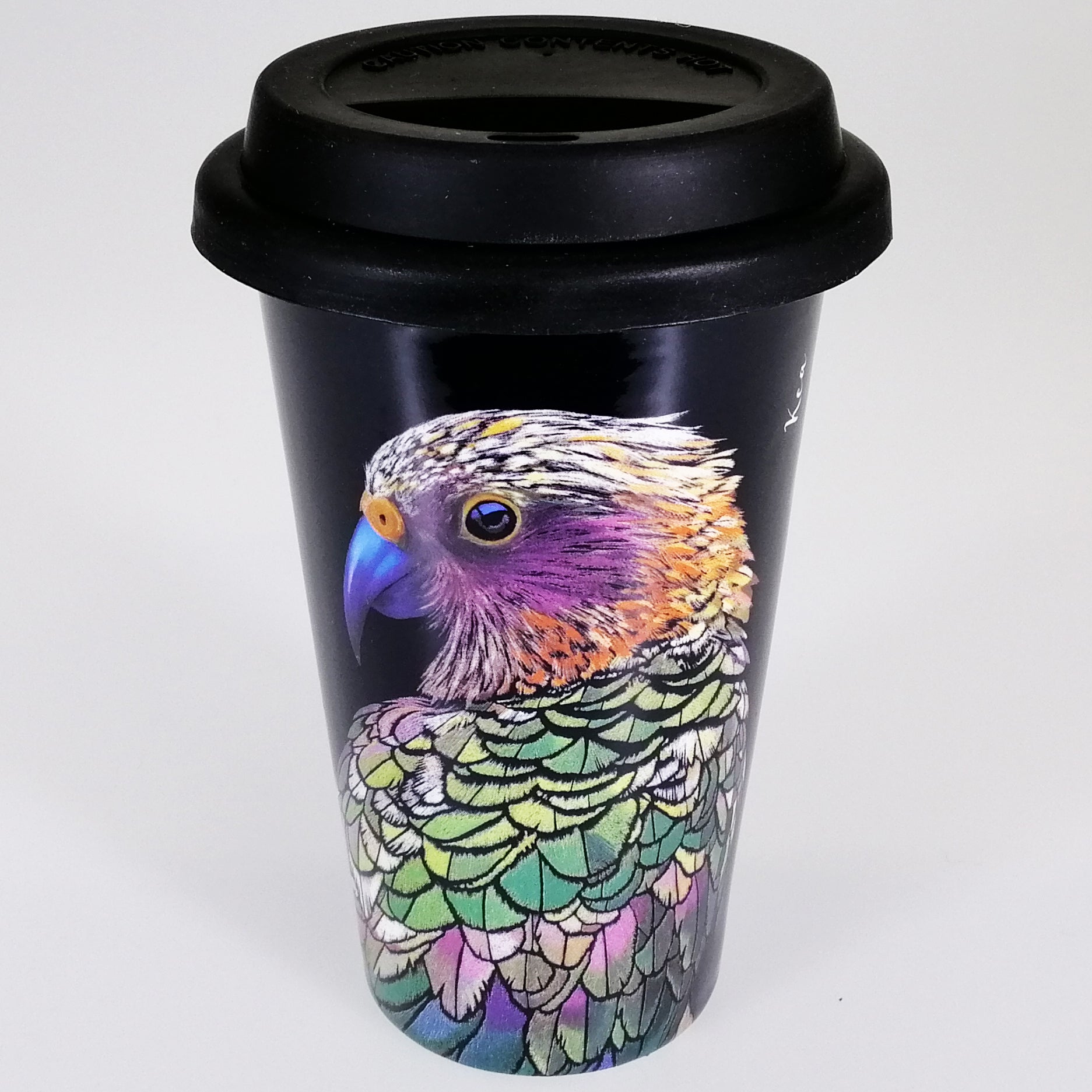 Bone China Travel Mug - "Kea"