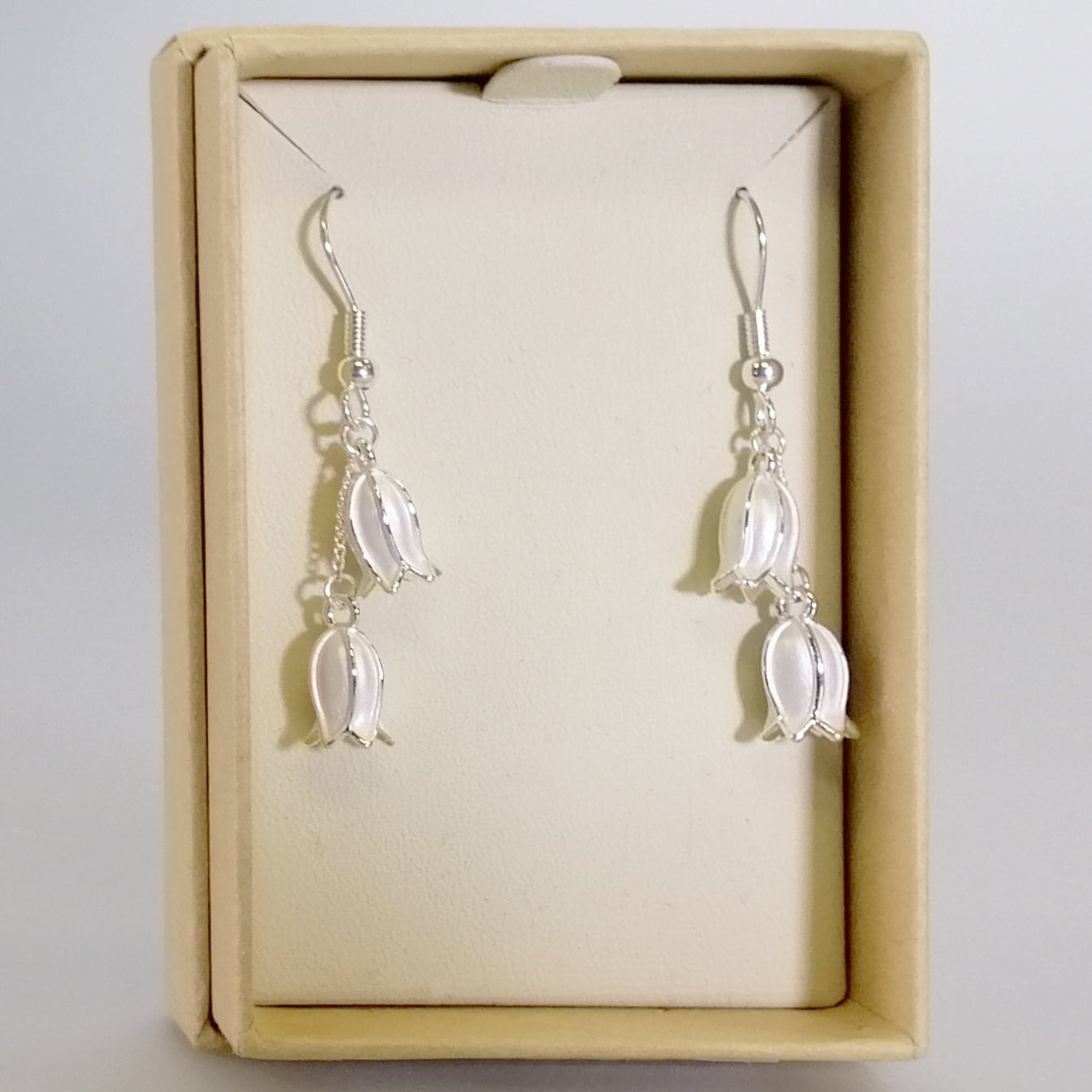 Kiwicraft - Silver Lily of the Valley Earrings
