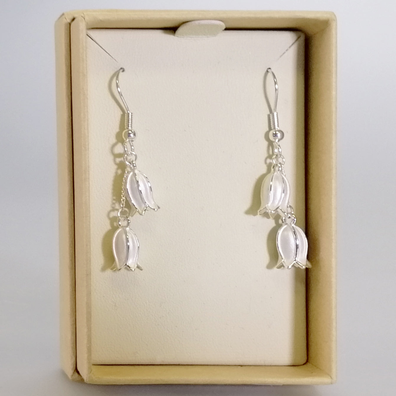 Kiwicraft - Silver Lily of the Valley Earrings