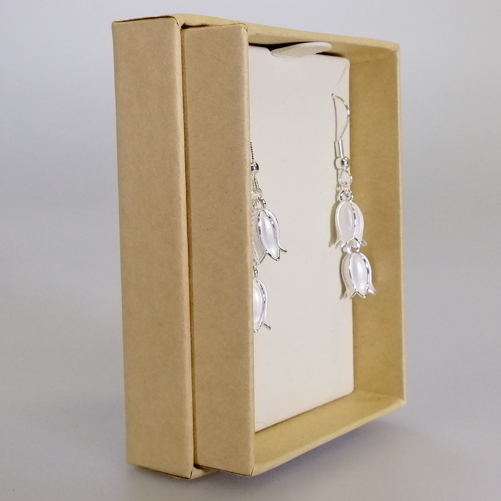 Kiwicraft - Silver Lily of the Valley Earrings