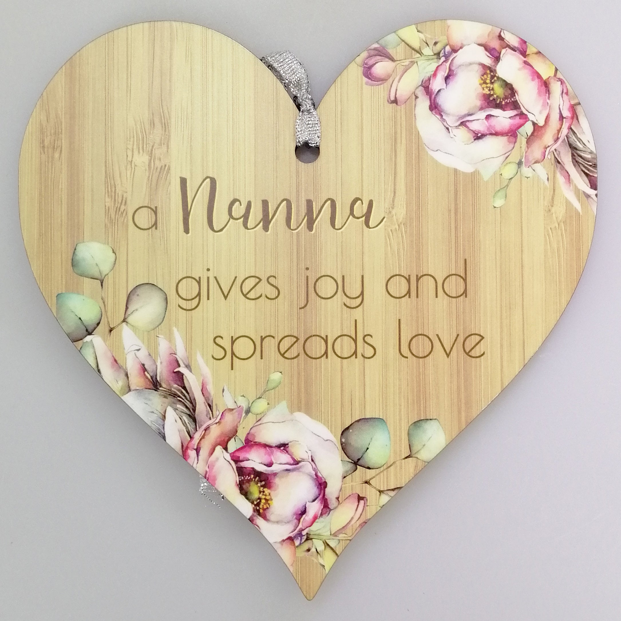 Nanna' Hanging Heart Decoration