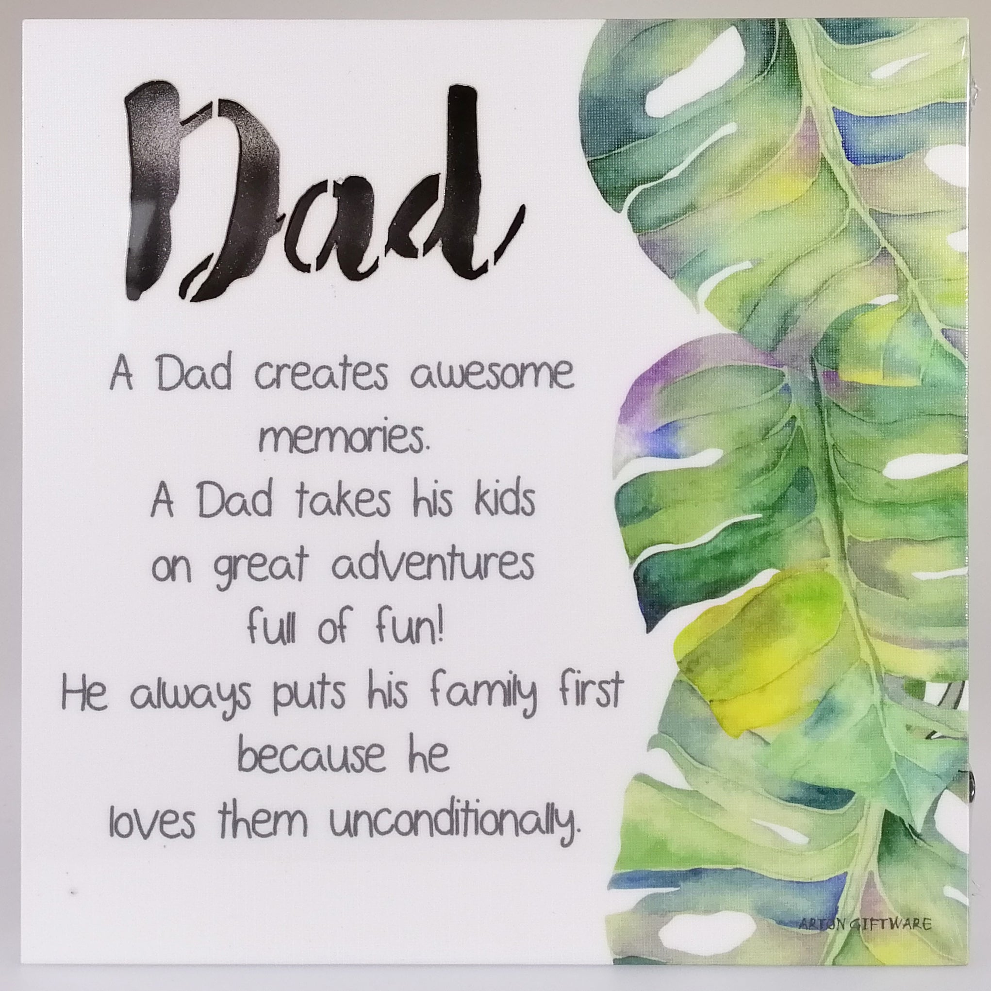 LED Sentimental Plaque - 'Dad'