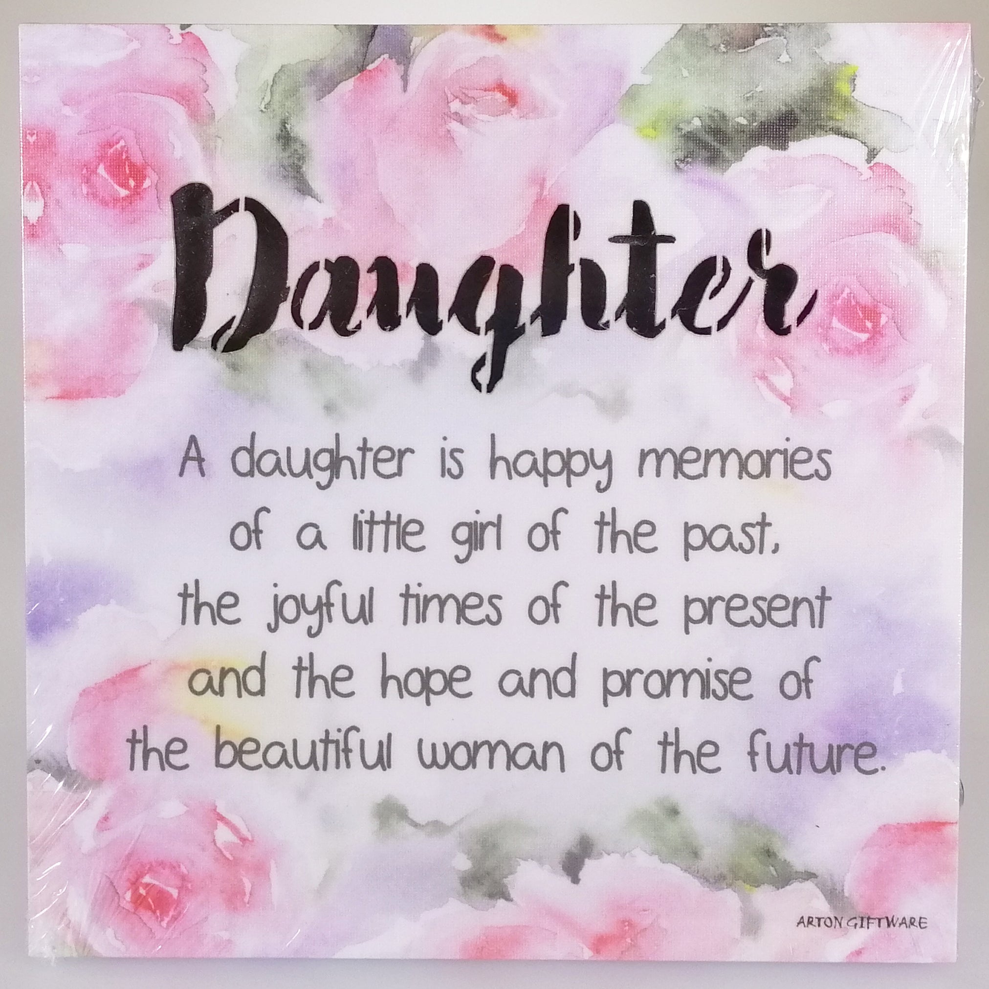 LED Sentimental Plaque - 'Daughter'