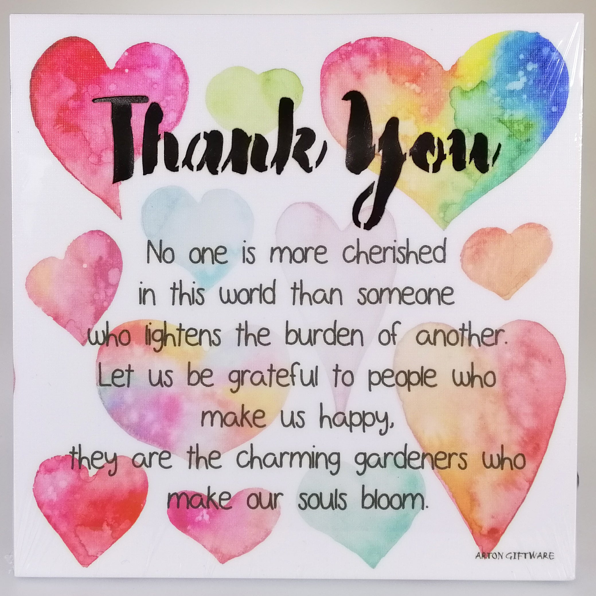 LED Sentimental Plaque - 'Thank You'