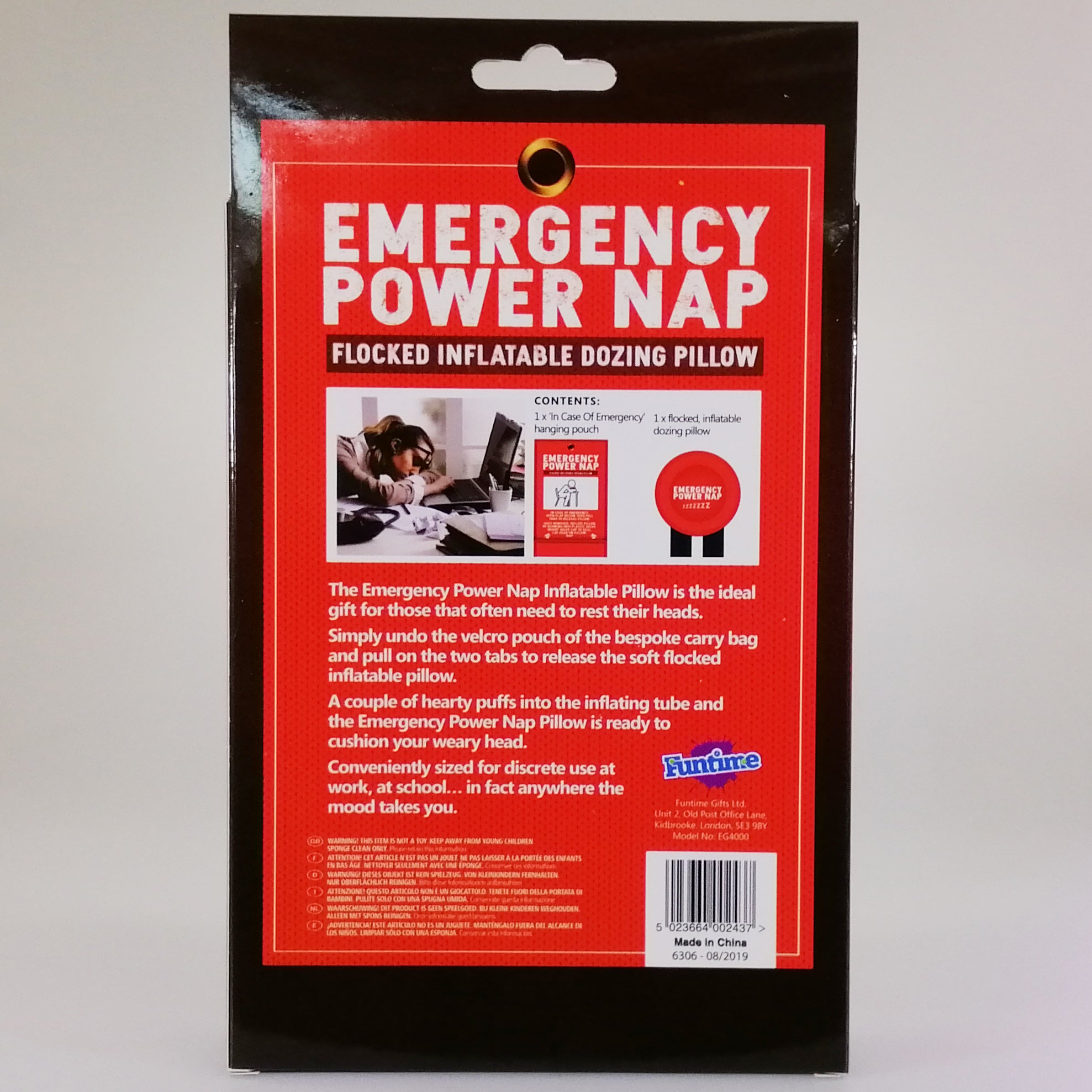 Emergency Power Nap Novelty