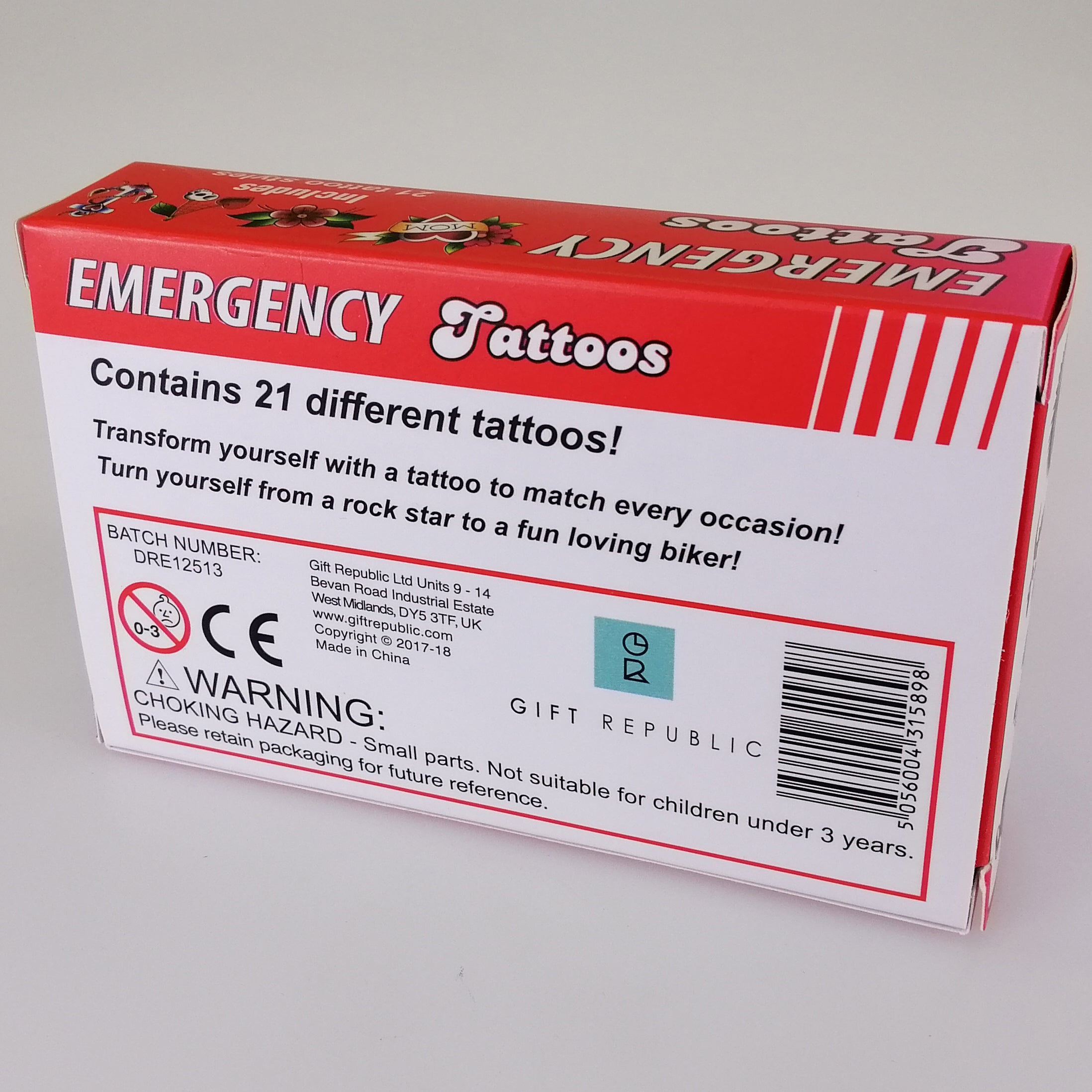 Emergency Tattoos - Set of 21