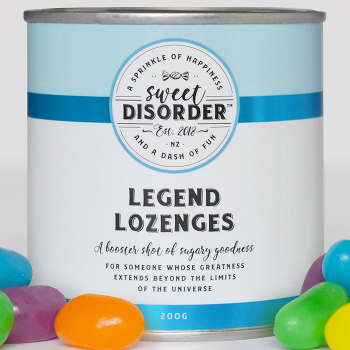 'Legend Lozenges' Giant Jellybeans Candy - 200g