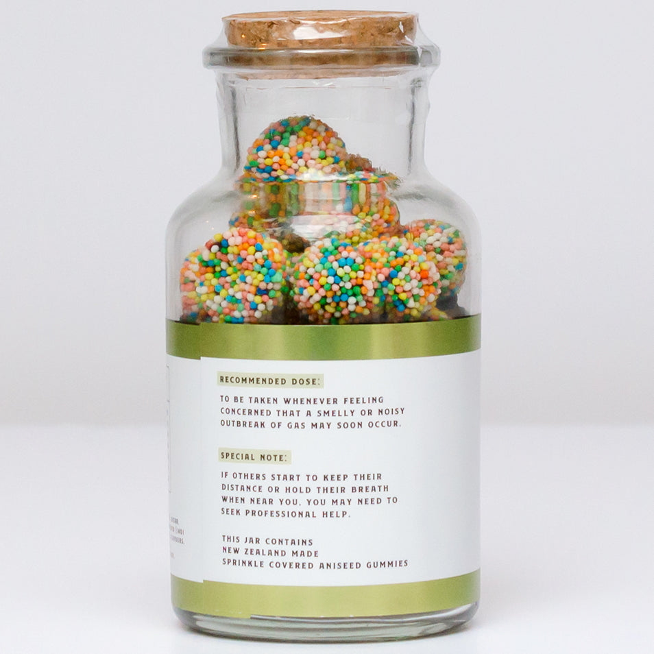 Fart Suppressants' Sprinkle Covered Aniseed Gummies Candy - 175g